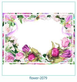 marco de fotos de flores 2079
