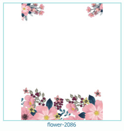 marco de fotos de flores 2086