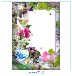marco de fotos de flores 2100