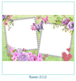 marco de fotos de flores 2112