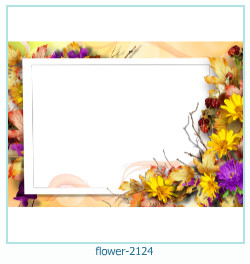 marco de fotos de flores 2124