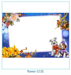 marco de fotos de flores 2130