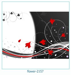 marco de fotos de flores 2157