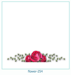 marco de fotos de flores 254