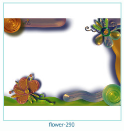 marco de fotos de flores 290