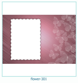 marco de fotos de flores 301