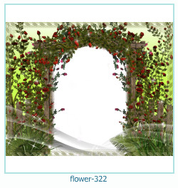 marco de fotos de flores 322