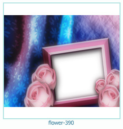marco de fotos de flores 390