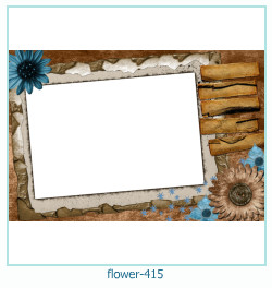 marco de fotos de flores 415