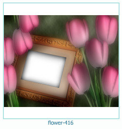 marco de fotos de flores 416