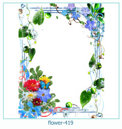 marco de fotos de flores 419