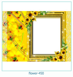 marco de fotos de flores 450