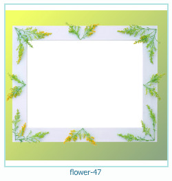 marco de fotos de flores 47