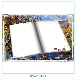 marco de fotos de flores 470