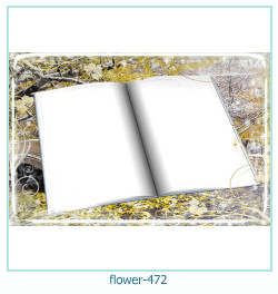 marco de fotos de flores 472