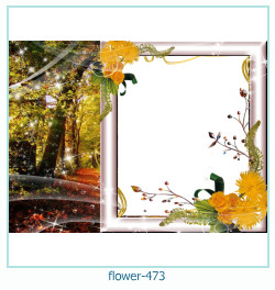 marco de fotos de flores 473