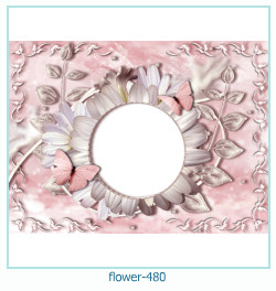 marco de fotos de flores 480