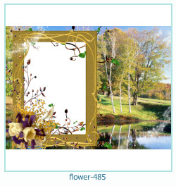 marco de fotos de flores 485