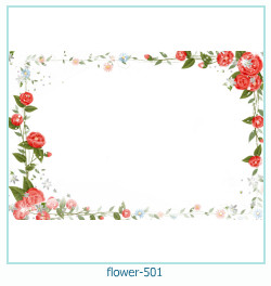 marco de fotos de flores 501