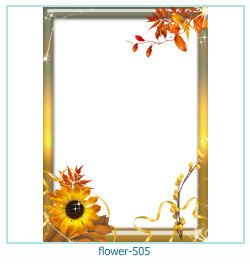 marco de fotos de flores 505