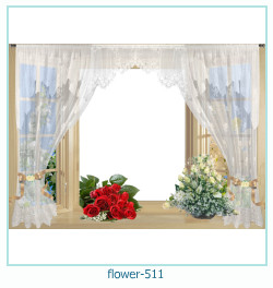 marco de fotos de flores 511