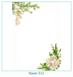 marco de fotos de flores 512