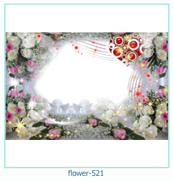 marco de fotos de flores 521