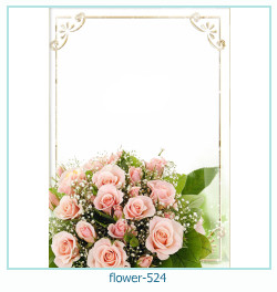marco de fotos de flores 524