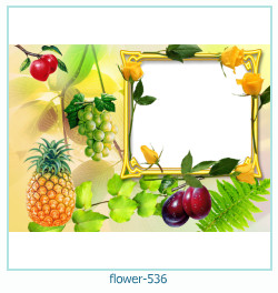 marco de fotos de flores 536