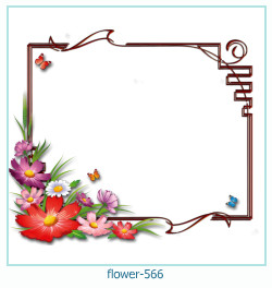 marco de fotos de flores 566