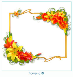 marco de fotos de flores 579