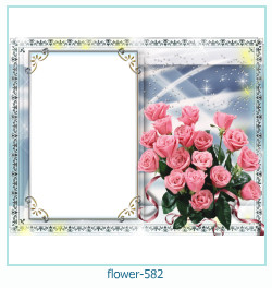 marco de fotos de flores 582