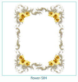 marco de fotos de flores 584
