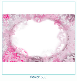 marco de fotos de flores 586
