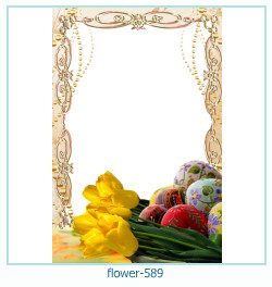 marco de fotos de flores 589
