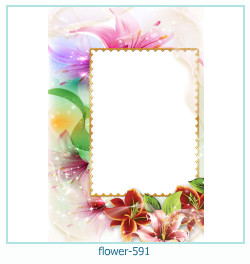 marco de fotos de flores 591