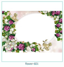 marco de fotos de flores 601