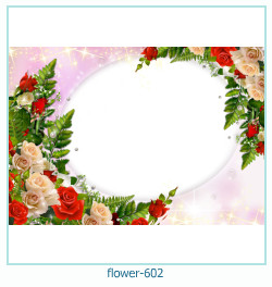 marco de fotos de flores 602