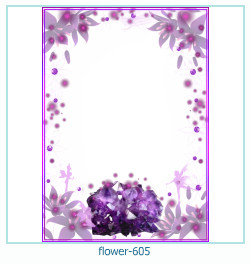 marco de fotos de flores 605