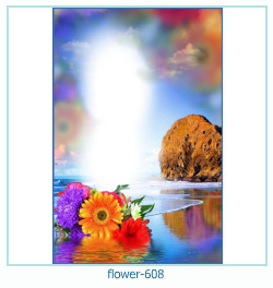 marco de fotos de flores 608