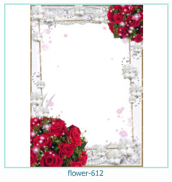 marco de fotos de flores 612