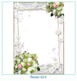 marco de fotos de flores 614