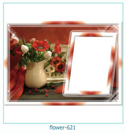 marco de fotos de flores 621