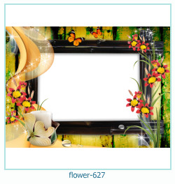 marco de fotos de flores 627