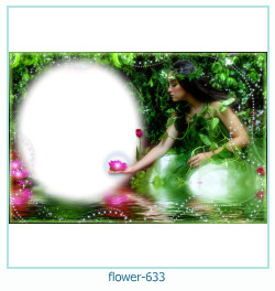 marco de fotos de flores 633