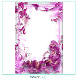 marco de fotos de flores 650