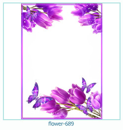 marco de fotos de flores 689