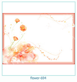 marco de fotos de flores 694