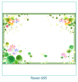 marco de fotos de flores 695