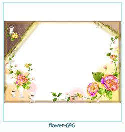 marco de fotos de flores 696